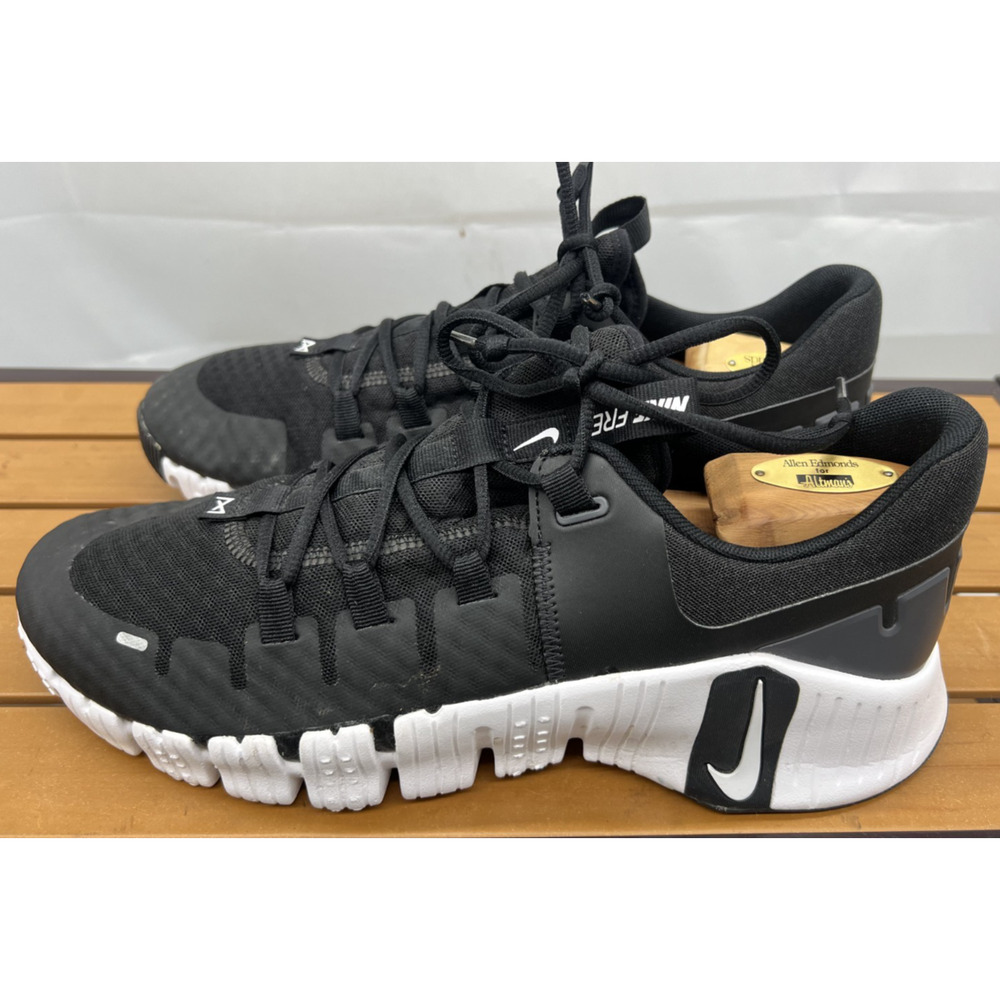 Nike Free Metcon 5 Black White DV3949-001 Mens CrossFit Gym Size 12 - Picture 5 of 12